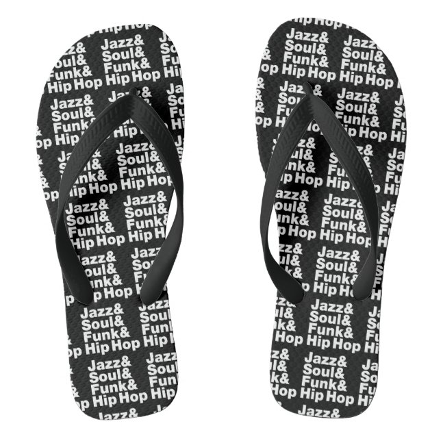 Jazz & Soul & Funk & Hip Hop Flip Flops (Footbed)