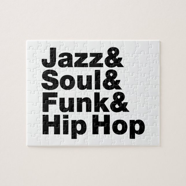 Jazz & Soul & Funk & Hip Hop Jigsaw Puzzle (Horizontal)