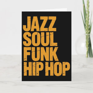 Jazz Soul Funk Hip-hop – Music Culture Card