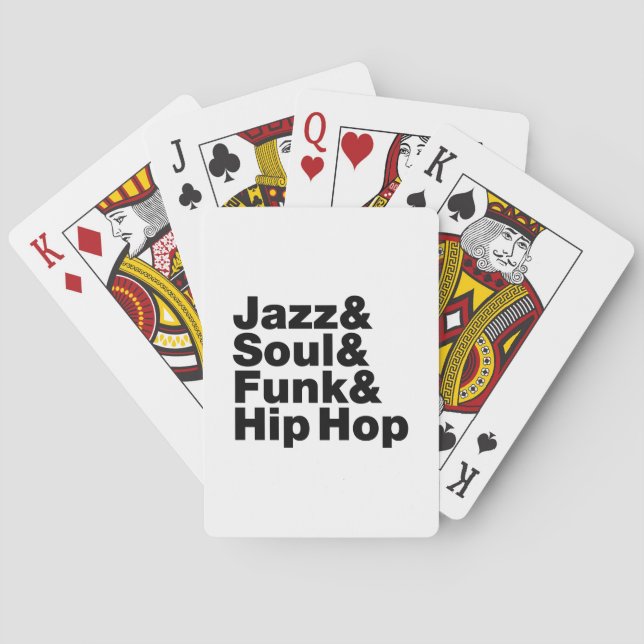 Jazz & Soul & Funk & Hip Hop Playing Cards (Back)