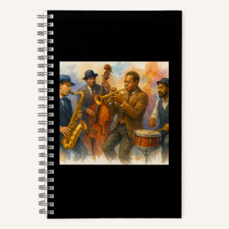 Jazz spiral noteook notebook