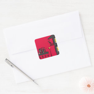 Jazz Square Sticker