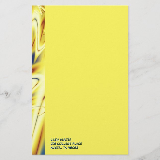 Jazz Stationery (Front)