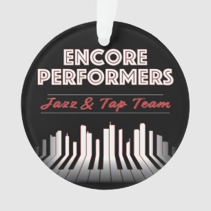 Jazz & Tap Team Ornament ACRYLIC