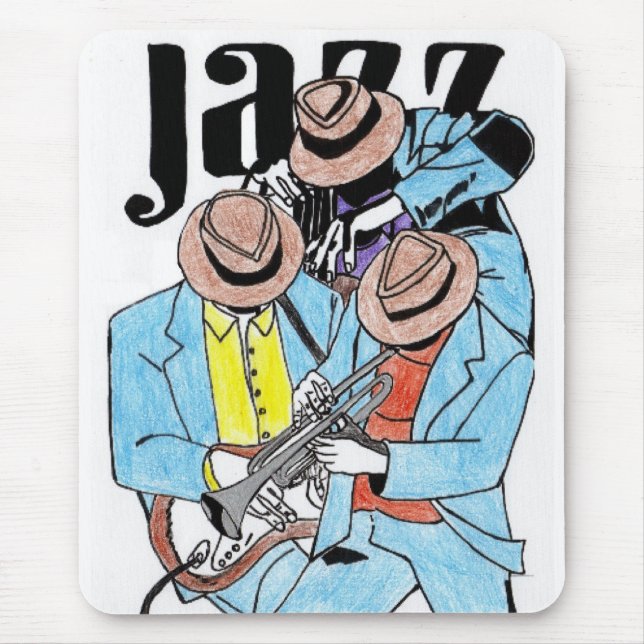 jazz three mouse mat (Front)