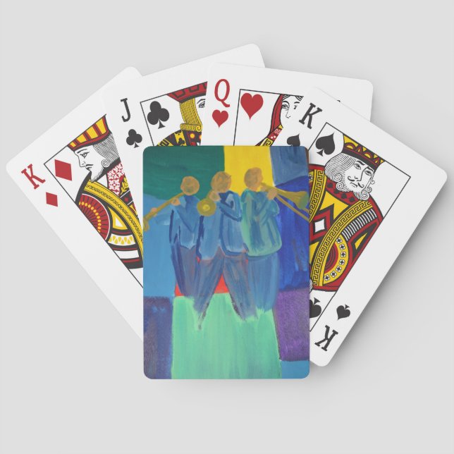 Jazz Trio Playing Cards (Back)