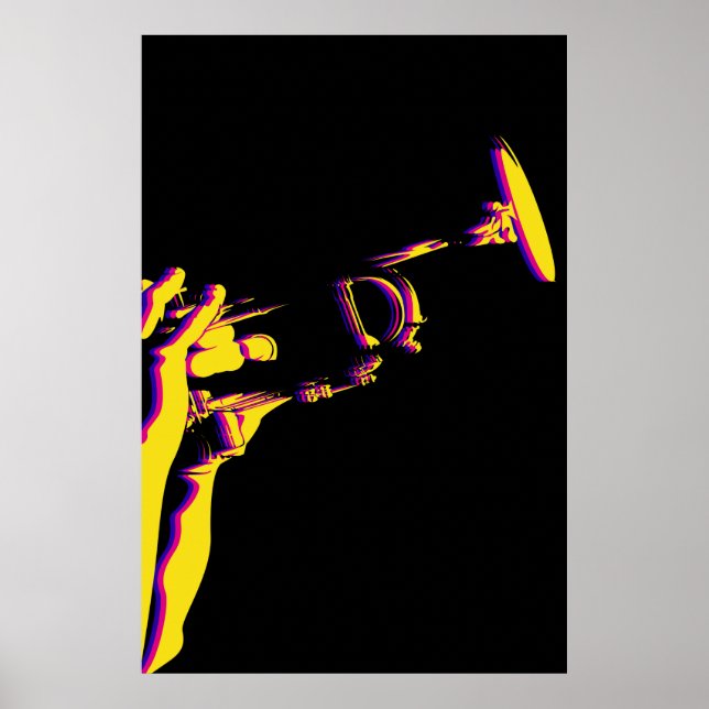Jazz Trumpet Poster (Front)