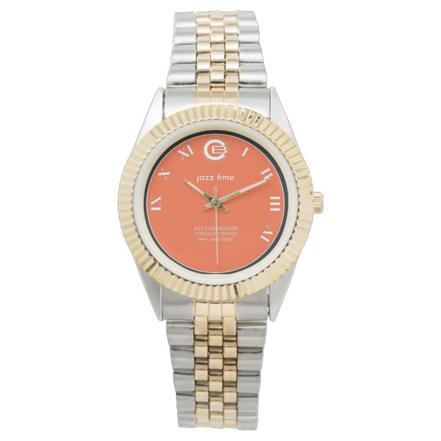 Jazz Watch- Orange dial  Watch (Front)