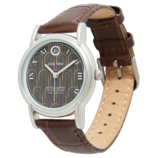 Jazz Watch- women's art deco dial  Watch