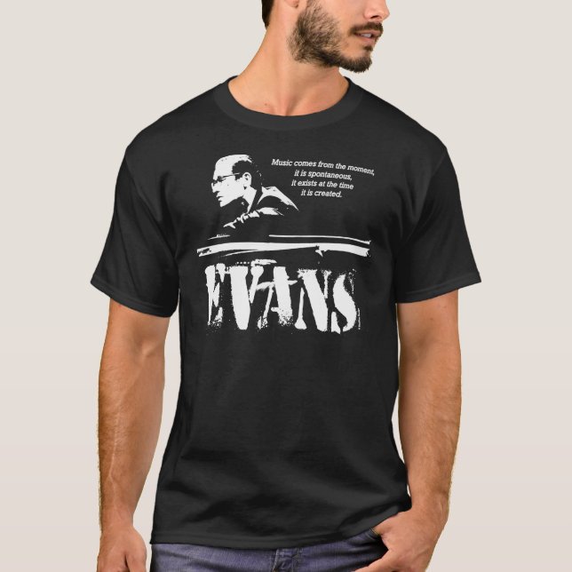 Jazz Wisdom of Bill Evans (1-colour) Classic T-Shi T-Shirt (Front)