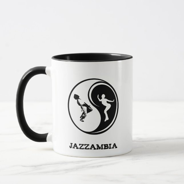 Jazzambia Yin Yang Mug (Left)