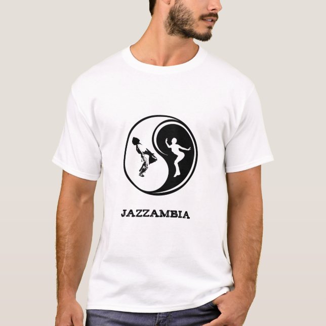 Jazzambia Yin Yang T-Shirt (Front)