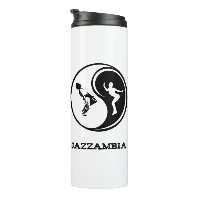 Jazzambia Yin Yang Thermal Mug (Rotated Right)