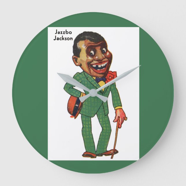 Jazzbo Jackson Large Clock (Front)