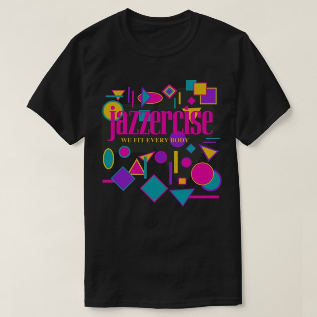 jazzercise retro vintage logo Classic T Shirt (Design Front)
