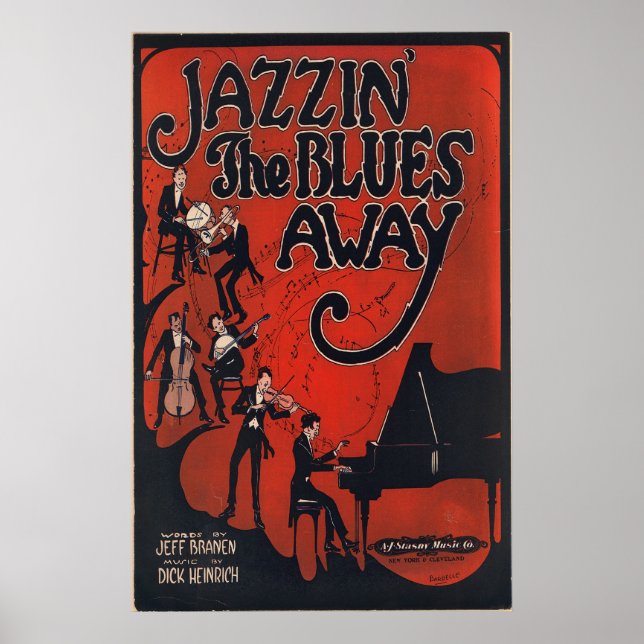 Jazzin the Blues Away Poster (Front)
