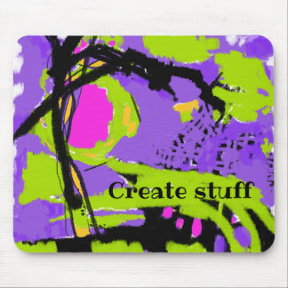 Jazzy abstract mouse pad. mat