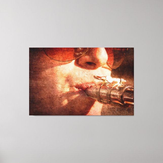 Jazzy Canvas Print (Front)