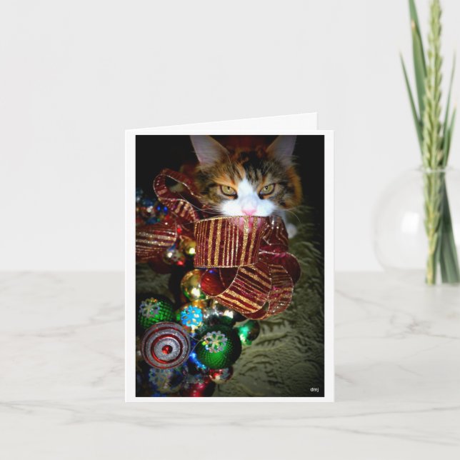 jazzy christmas holiday card (Front)