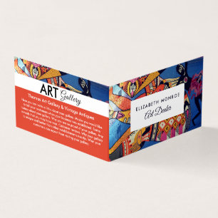 Jazzy Graffiti Art, Art Dealer, Detailed Business Card