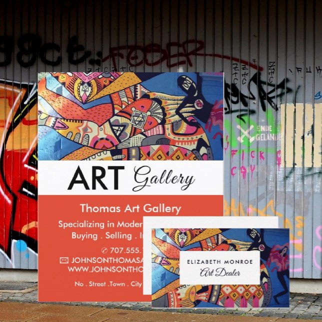 Jazzy Graffiti Art, Art Dealer, Gallery Flyer (Creator Uploaded)