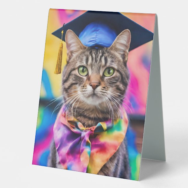 Jazzy Kitty  grad hat (Front)