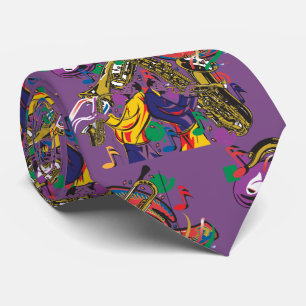 Jazzy New Orleans Music Fest Tie