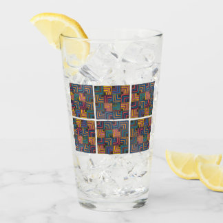 Jazzy Riff Geometric Pint Glass