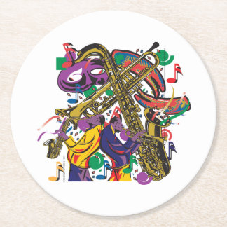 JAZZy Round Paper Coaster