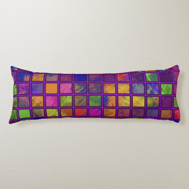 Jazzy Squares Body Cushion (Front)