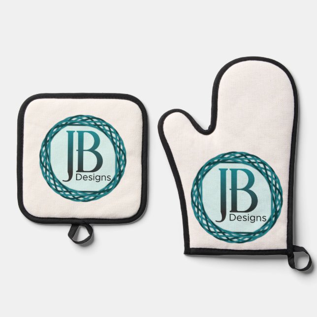JB Designs Original Oven Mitt & Pot Holder Set (Front)