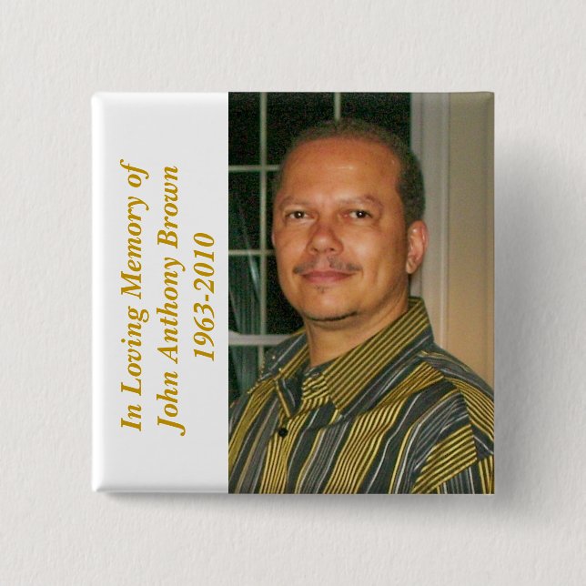 JB Memorial button (Front)