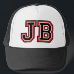 'JB' Monogram Trucker Hat<br><div class="desc">JB Trucker Hat</div>