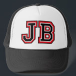 'JB' Monogram Trucker Hat<br><div class="desc">JB Trucker Hat</div>