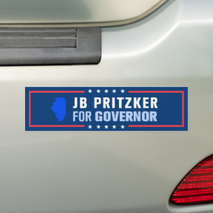 JB Pritzker for Illinois Governor Bumper Sticker