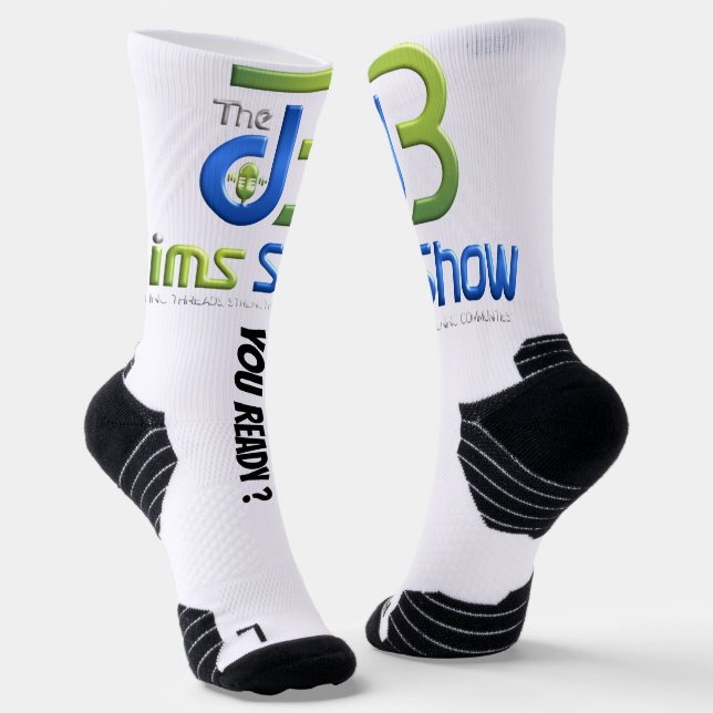 "JB Sims Signature Motivational Socks:  Socks (Angled)