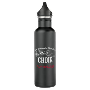 JBHS VMA Black with White Logo Customizable 710 Ml Water Bottle