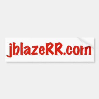 jblazeRR.com Bumper Sticker