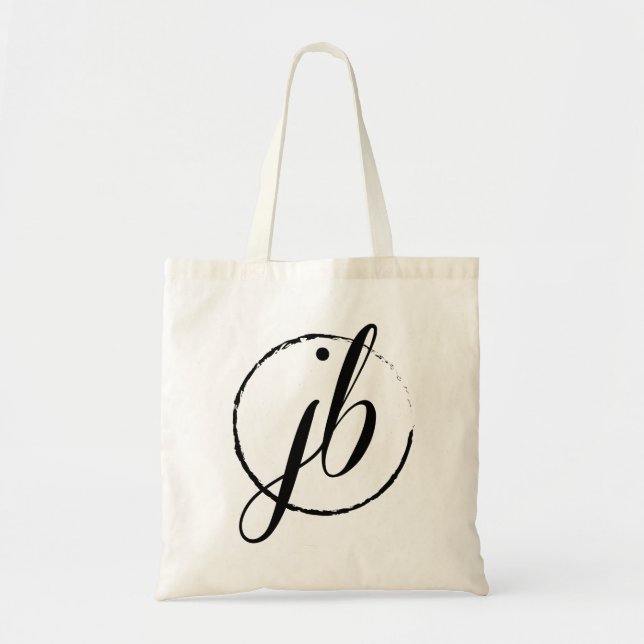 JBP Black on Tan Tote Bag (Front)