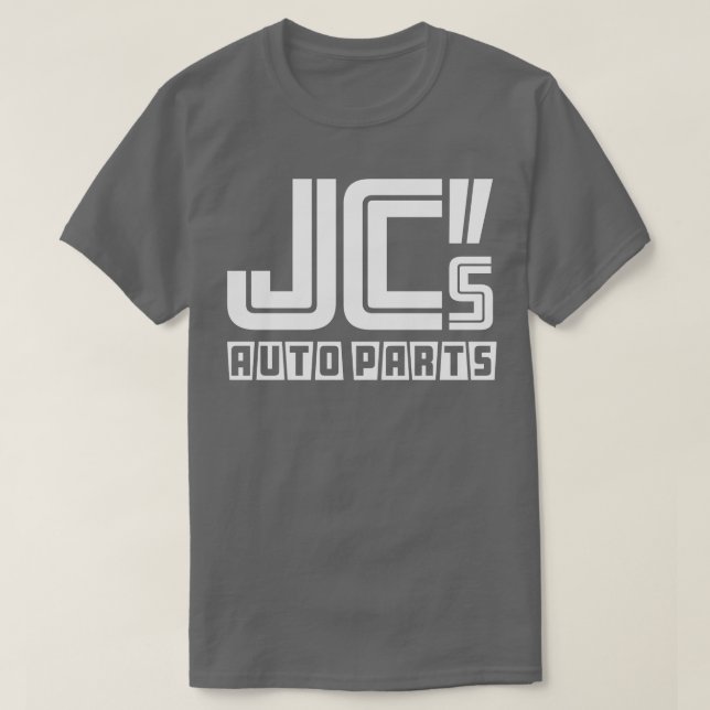 JC Auto Parts SingleSided White on Solid Colour T-Shirt (Design Front)