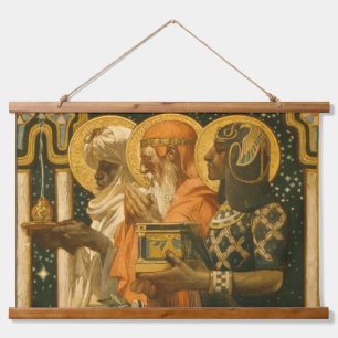 JC Leyendecker Three Wise Men Vintage Christmas Hanging Tapestry
