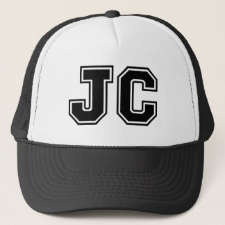 "JC" Monogram Trucker Hat