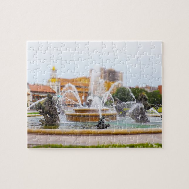 JC Nichols Fountain Country Club Plaza KC Jigsaw Puzzle (Horizontal)