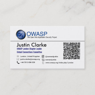 JC OWASP Business Card_2 Business Card