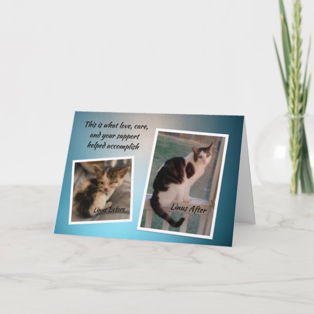 JCAPL Linus Thank You Card (Front)