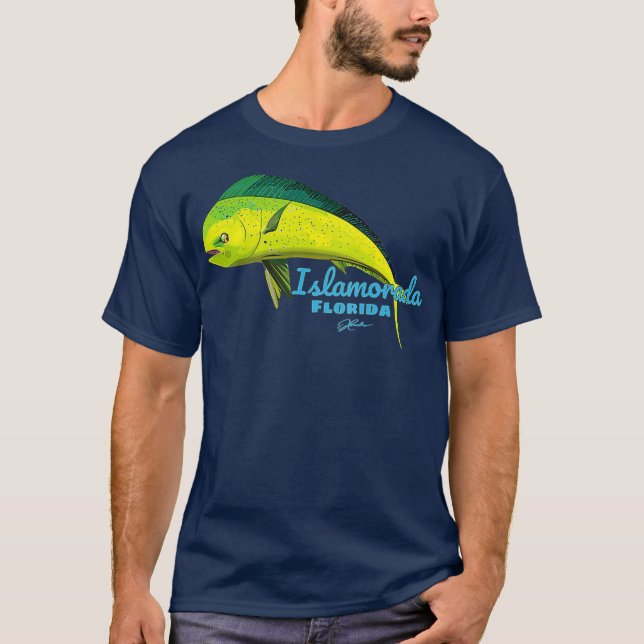JCombs Islamorada Florida MahiMahi T-Shirt (Front)