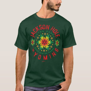 JCombs Jackson Hole, Wyoming, Snow Holiday T-Shirt
