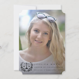 JD Law Scales+Laurel Wreath Black Overlay 2 Photo Announcement