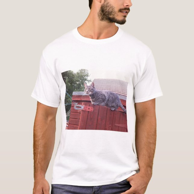 JD the cat tshirt  (Front)