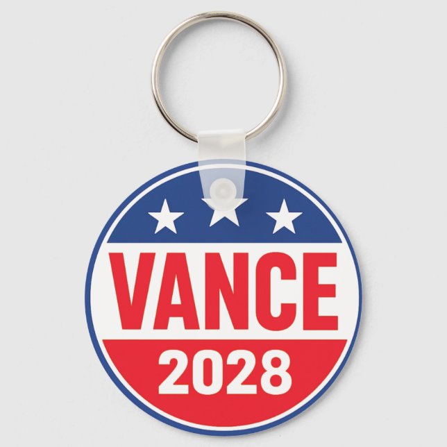 JD Vance 2028 Key Ring (Front)